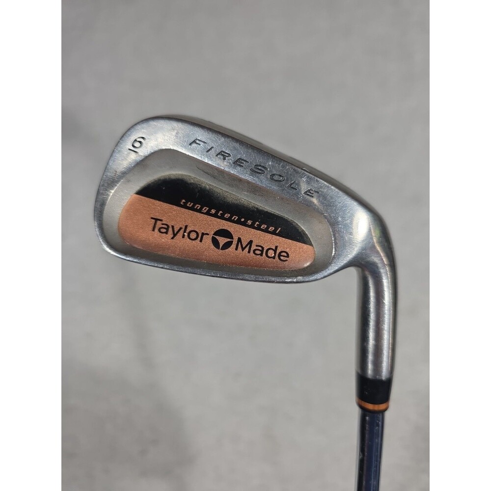 TaylorMade Firesole 6 Iron S-90 Stiff Flex Rifle Precision Steel Shaft Mens RH